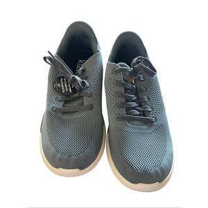 New Kizik Mens Gray Wide Slip On Lima Mesh Knit Hands Free Sneakers Size 11.5